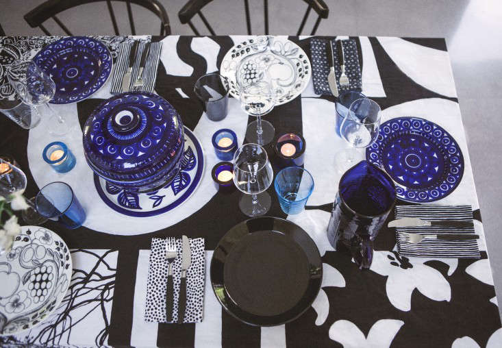 Photograph by Heikki Aho for Remodelista, from Steal This Look: Tiina’s Summer Tabletop Setting.